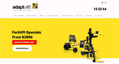 Desktop Screenshot of aalhysterforklifts.com.au